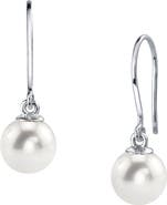 The Pearl Source Freshwater Pearl Linda Dangling Earrings