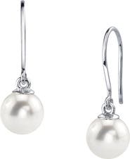 The Pearl Source Freshwater Pearl Linda Dangling Earrings