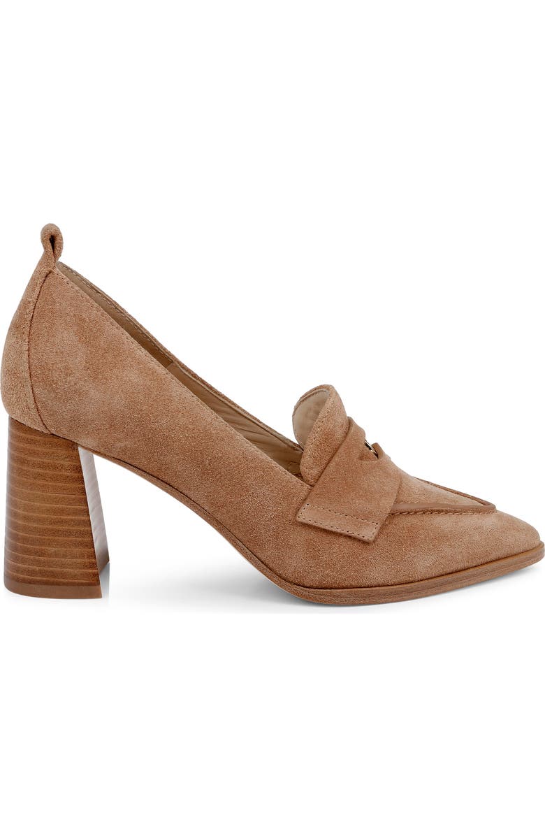 L'AGENCE Mallory Pointed Toe Pump, Alternate, color, Sand Suede