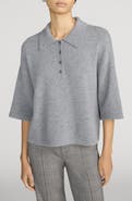 FRAME The Academy Cashmere Polo Sweater