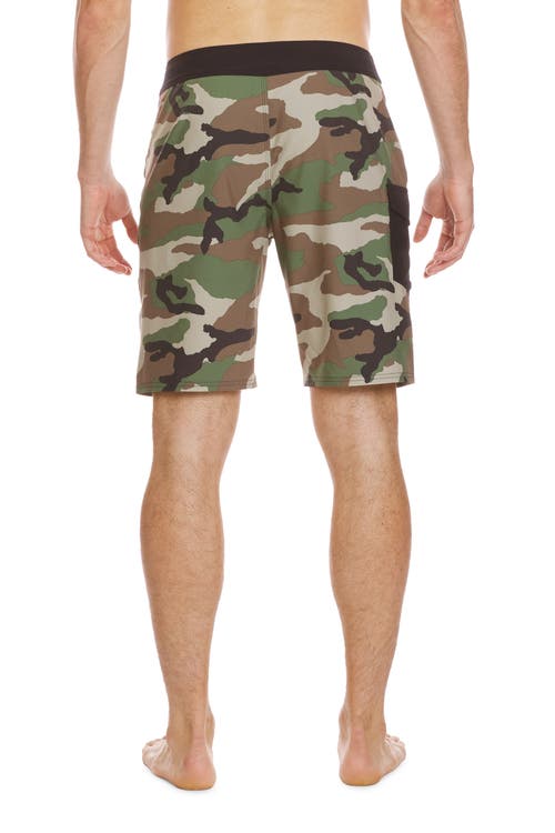 Quiksilver Surfsilk Hawaii Board Shorts In Camo