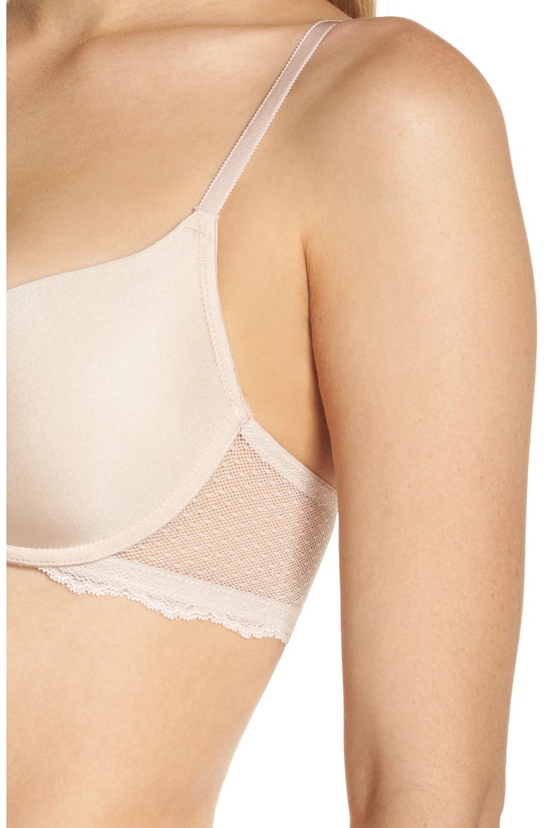 Beloved Underwire T-Shirt Bra, Alternate, color, CASHMERE