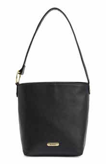Cedar Leather Bucket Tote