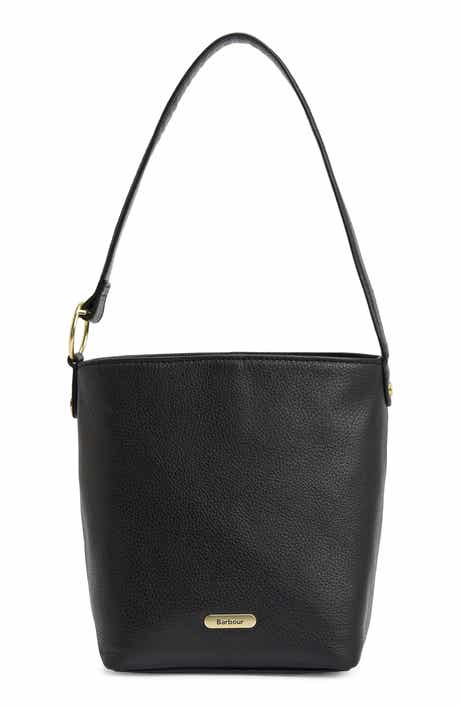 Cedar Leather Bucket Tote