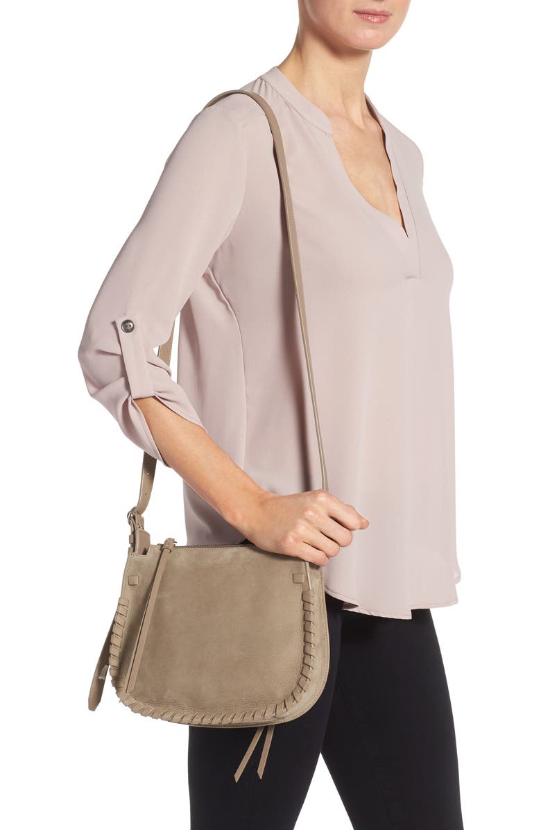 AllSaints Ray Nubuck Crossbody Bag, Alternate, color,