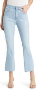 AG Farrah Raw Hem Crop Bootcut Jeans