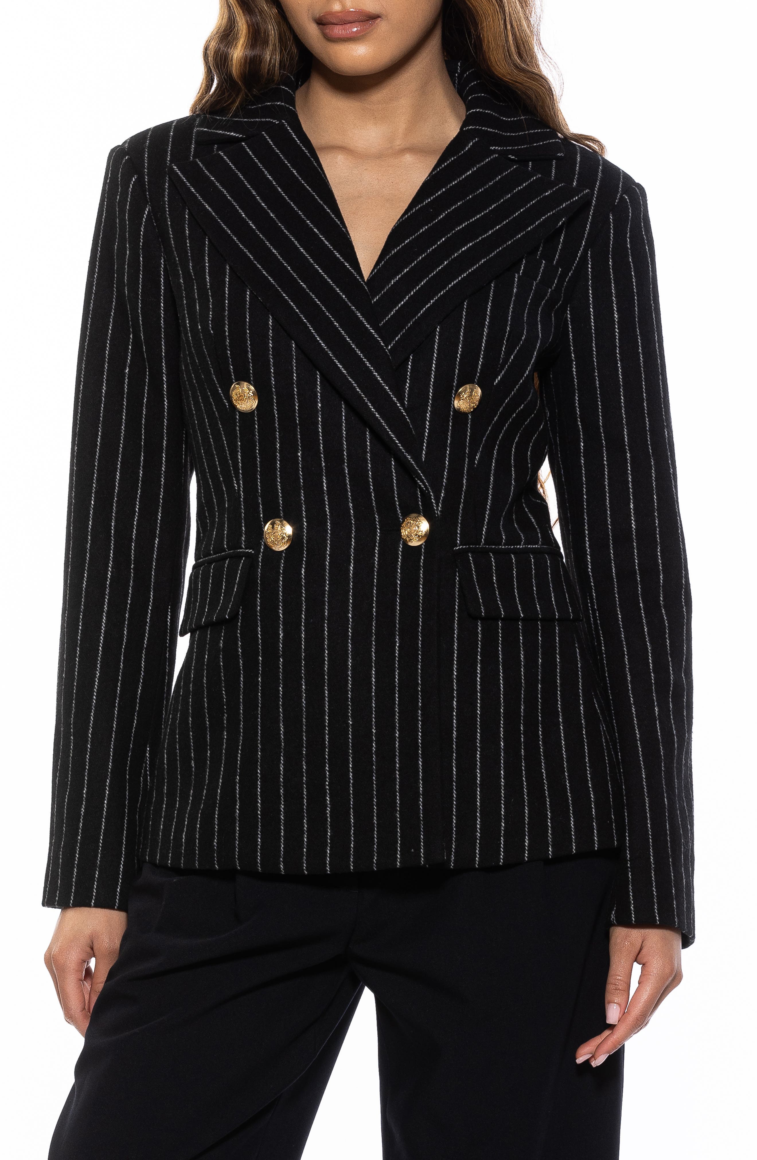 Alexia Admor Double Breasted Blazer