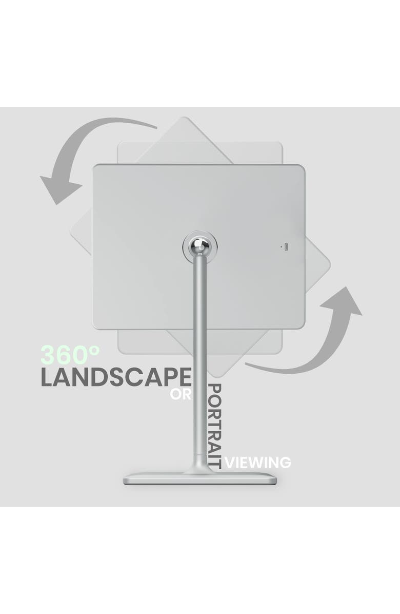 LUNA London ORBIT Mirror in Various Colors, Alternate, color, Chalk Grey