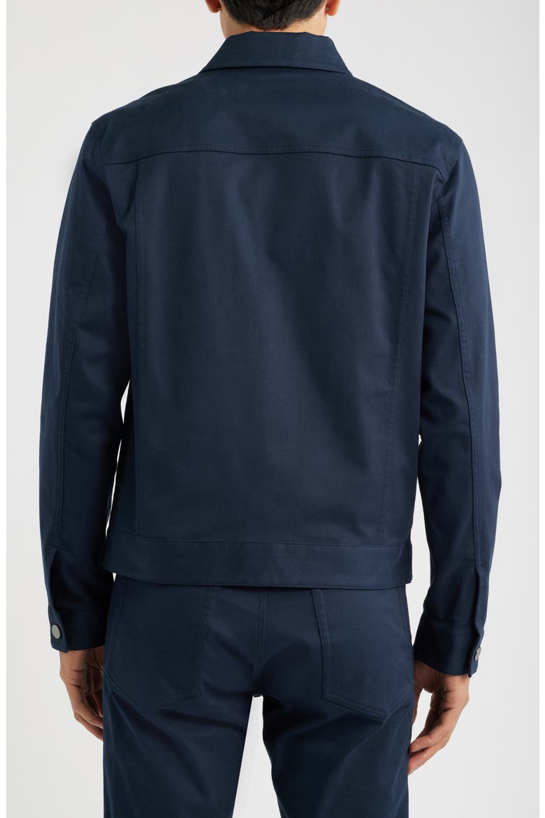 River Neoteric Twill Trucker Jacket, Alternate, color, BALTIC