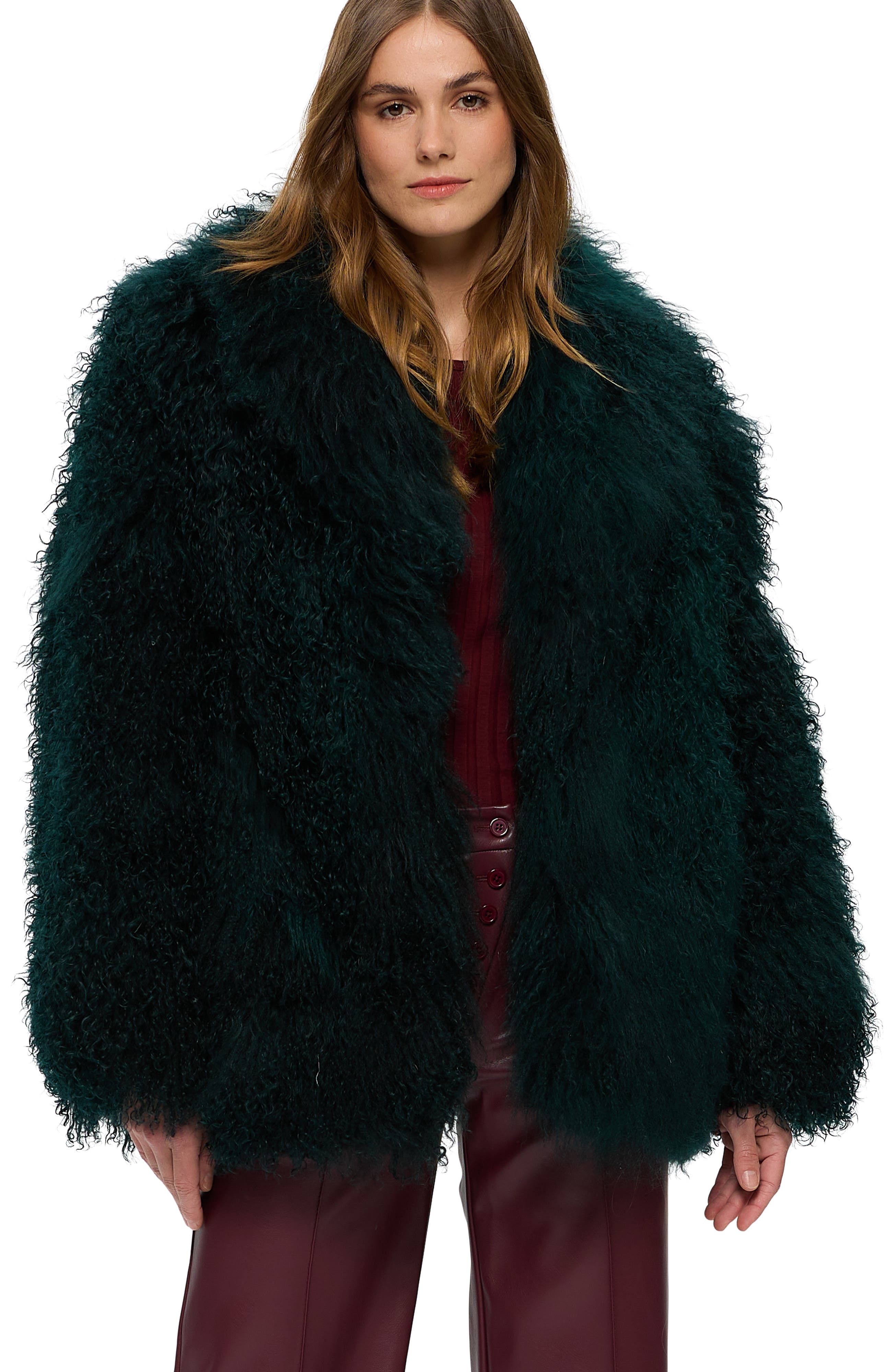 Genuine Shearling Short Jacket