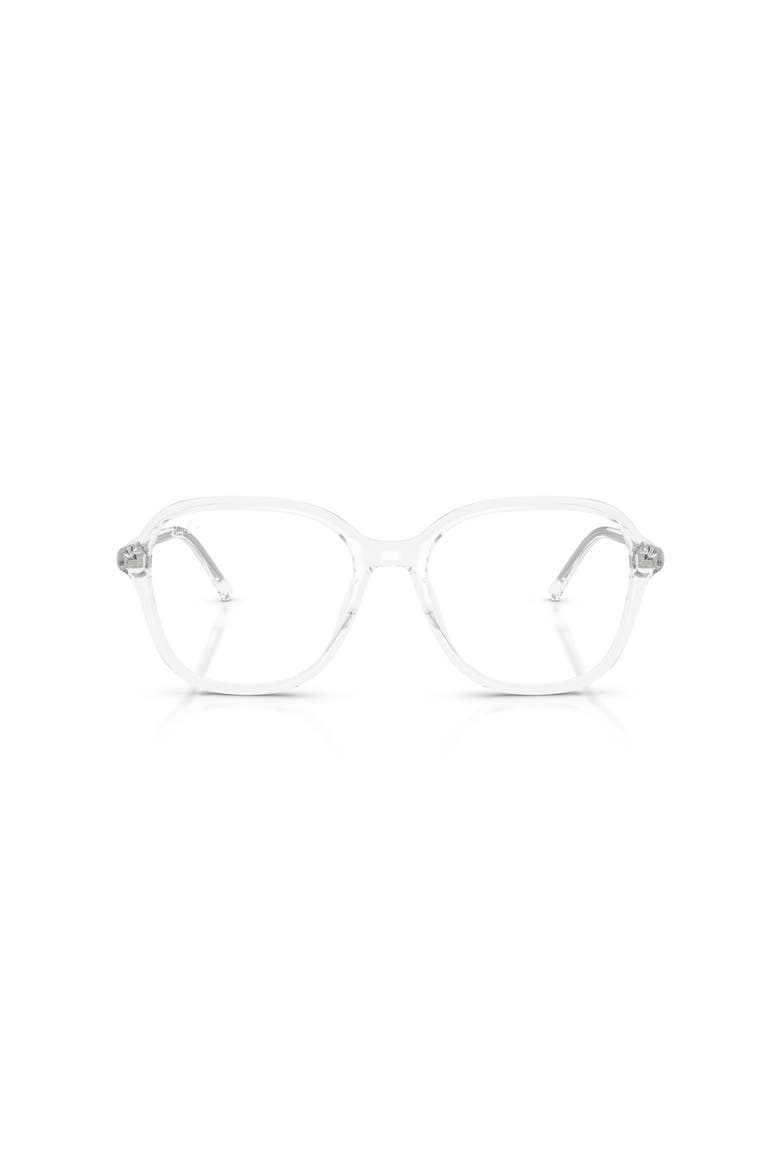 54mm Square optical glasses, Alternate, color, Transparent