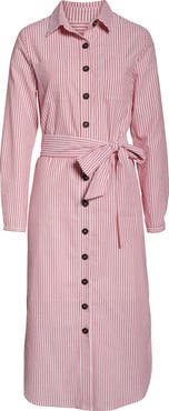 1901 Stripe Belted Shirtdress