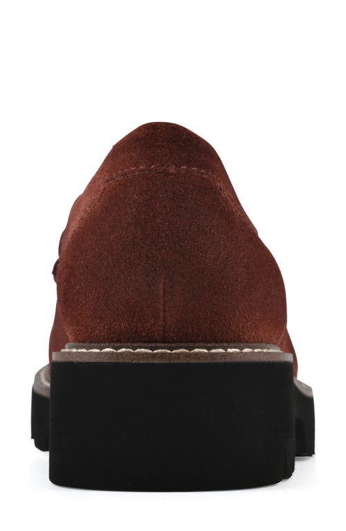 White Mountain Footwear Gunner Lug Sole Platform Penny Loafer