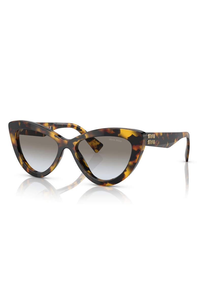Miu Miu 54mm Gradient Cat Eye Sunglasses, Alternate, color, 