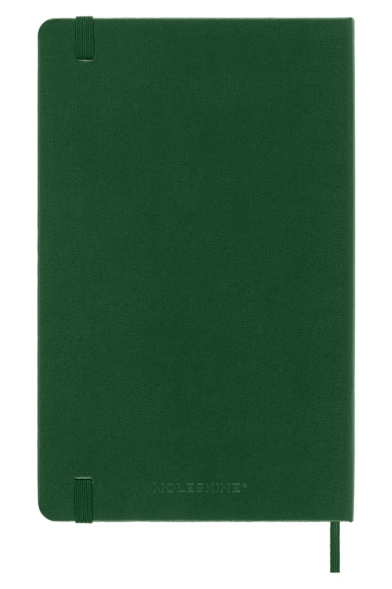 Large Ruled Hardcover Notebook, Alternate, color, MYRTLE GREEN