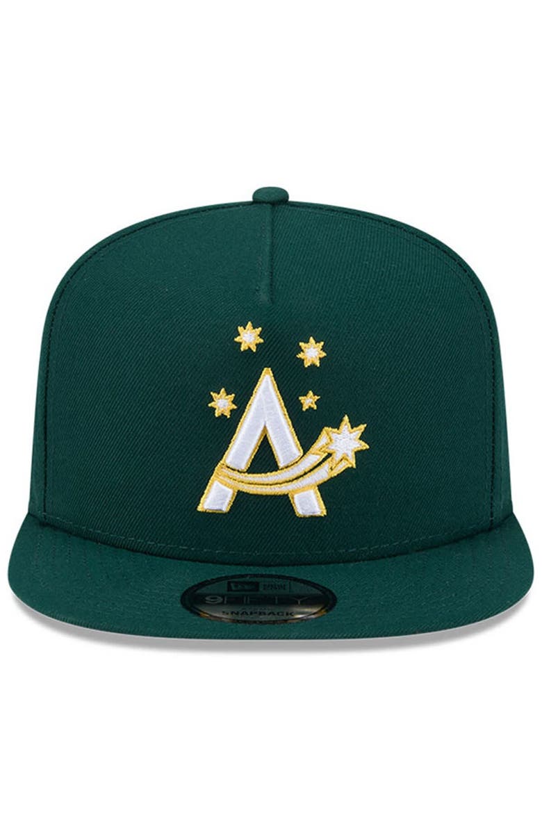 New Era Men's New Era  Dark Green Australia Baseball 2026 World Baseball Classic 9FIFTY A-Frame Snapback Hat, Alternate, color, 