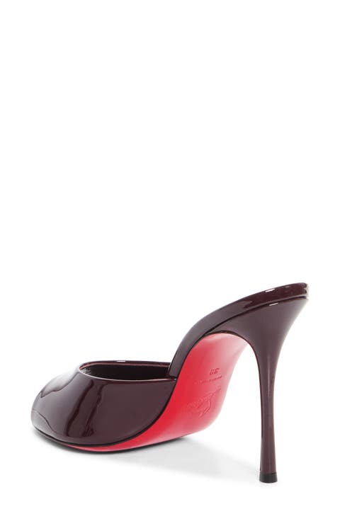 Me Dolly Peep Toe Slide Sandal