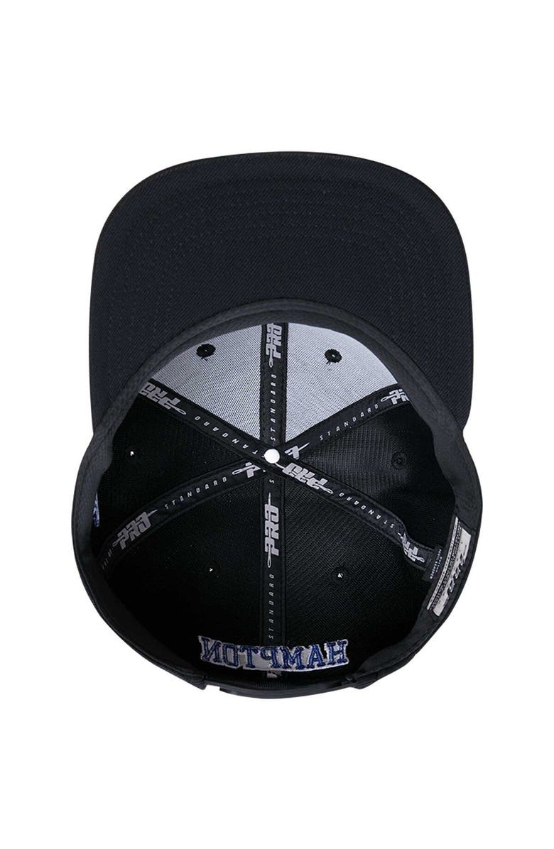 PRO STANDARD Men's Pro Standard Black Hampton Pirates Arch Over Logo Evergreen Snapback Hat, Alternate, color,