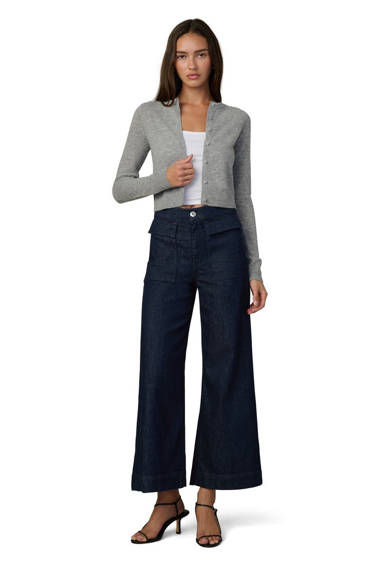 The Irina Patch Pocket Ankle Wide Leg Pants, Alternate, color, RINSE