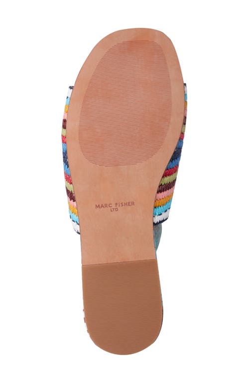Marc Fisher Ltd Nottie Slide Sandal In Blue