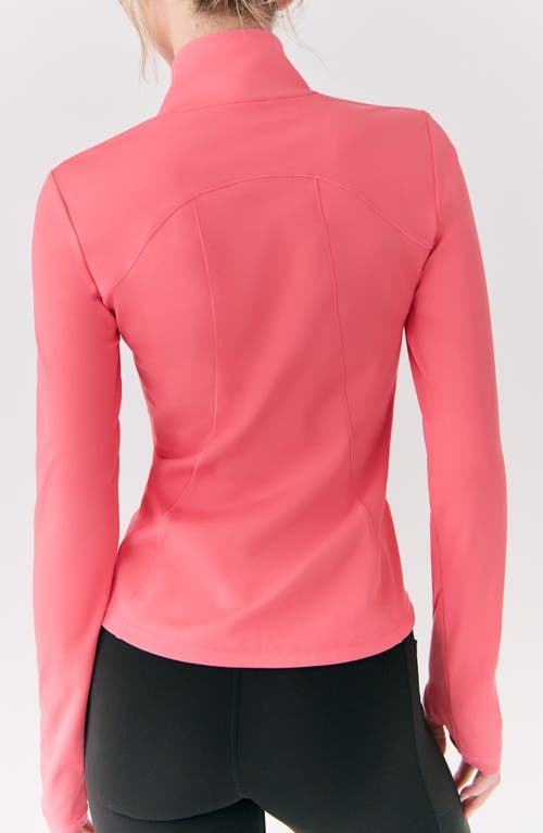 Lole Step Up Jacket In Sunset Coral