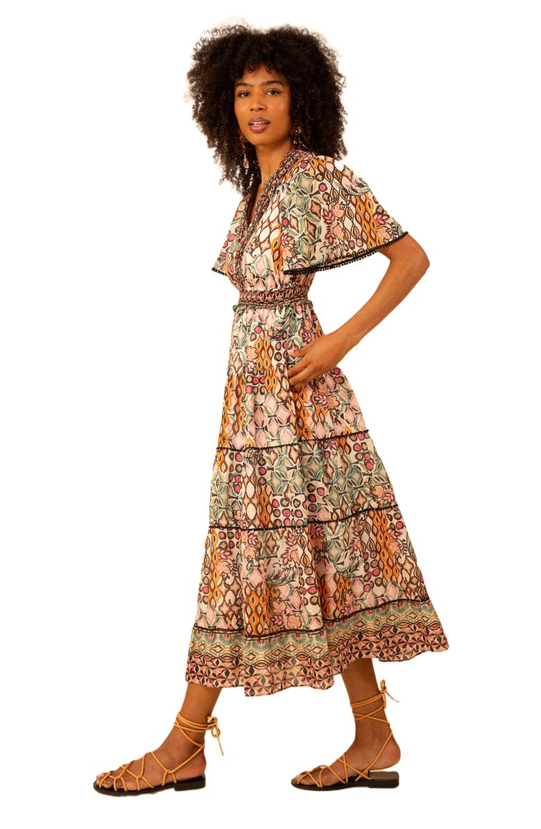 Hale Bob Leia Voile Dress, Alternate, color, 