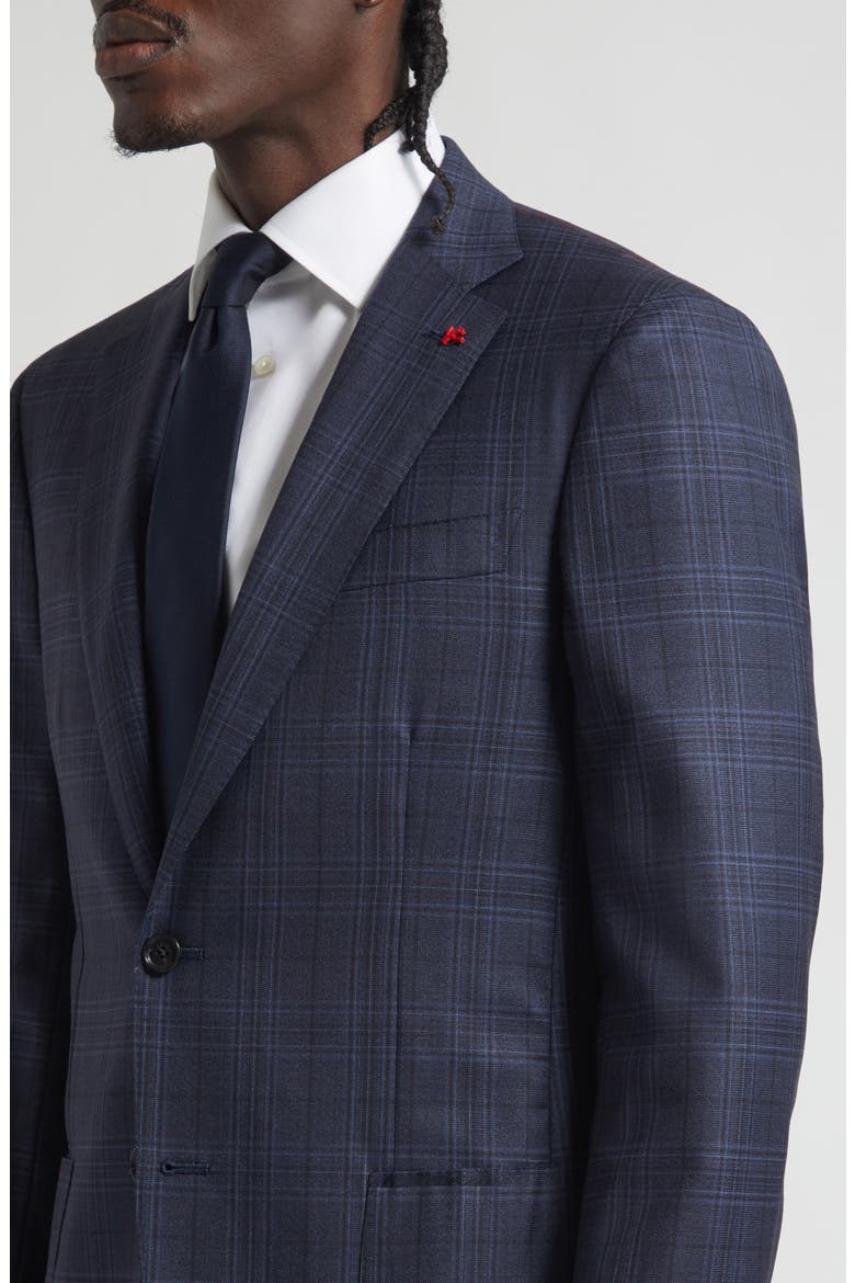 Delain Wool Suit, Alternate, color, BLUE