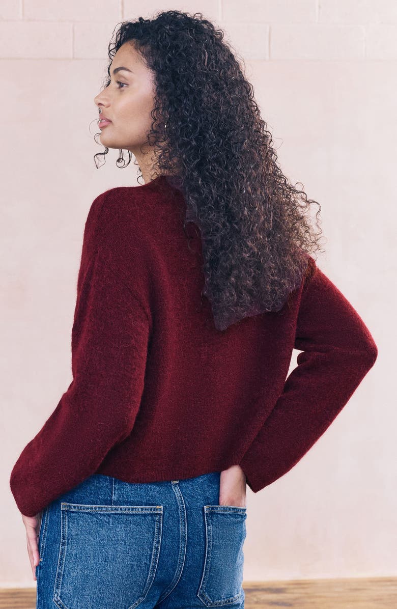 NEXT Wide Sleeve Cardigan, Alternate, color, Red