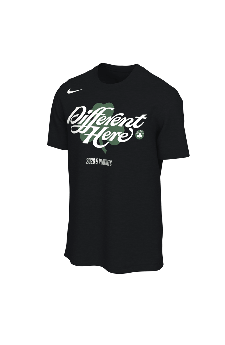 Nike Unisex Nike Black Boston Celtics 2026 NBA Playoffs Mantra T-Shirt, Alternate, color, Black