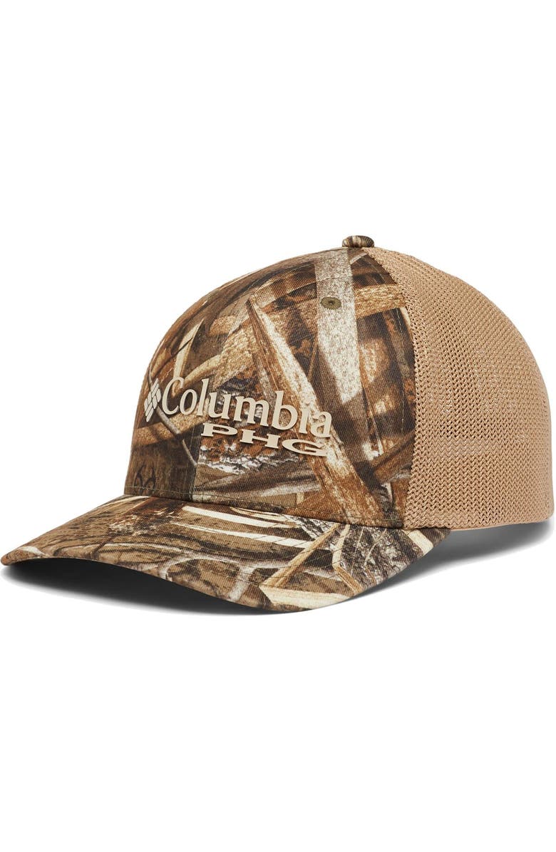 Columbia Men's Columbia Realtree Camo Mesh Flex Hat, Main, color,