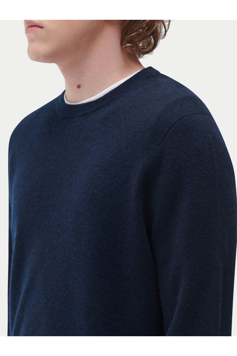 Essential Crewneck Cashmere Sweater, Alternate, color, total eclipse