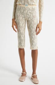 Sandy Liang Barlow Lace Capris