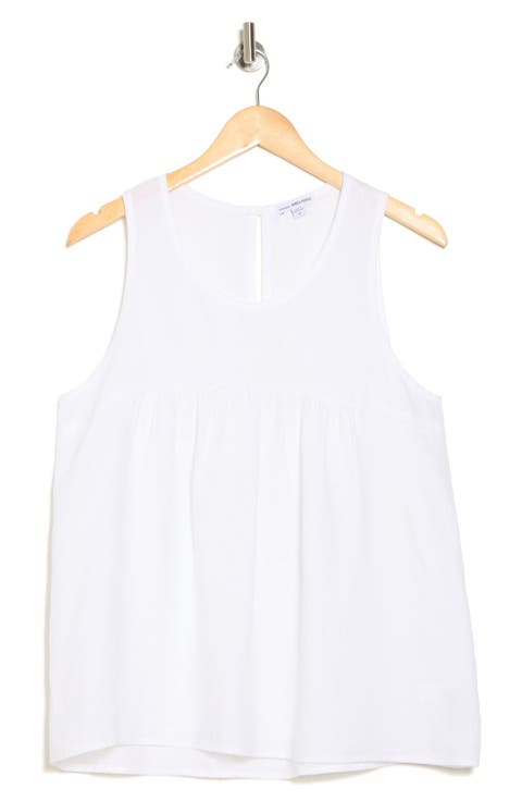 Gathered Babydoll Tank Top