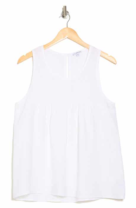 James Perse Gathered Babydoll Tank Top