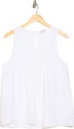 James Perse Gathered Babydoll Tank Top