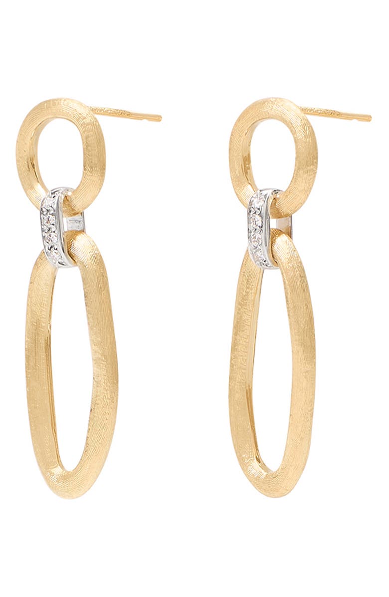 Marco Bicego Jaipur Diamond Link Earrings, Alternate, color,