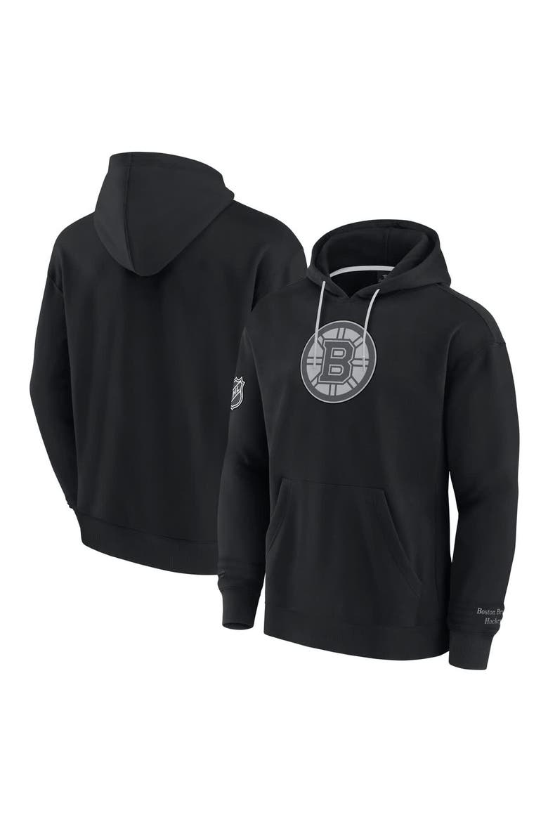 Men's Fanatics Black Boston Bruins Elements Pace Pullover Hoodie, Main, color, Black