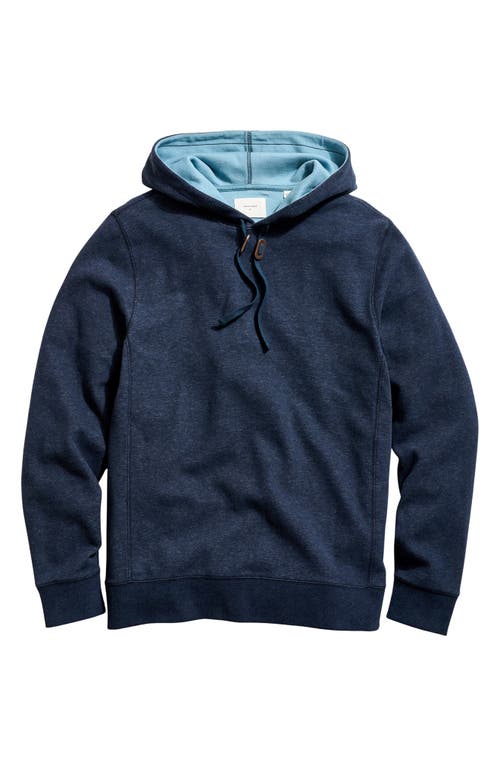 Billy Reid Cotton Blend Hoodie Sweatshirt In Blue