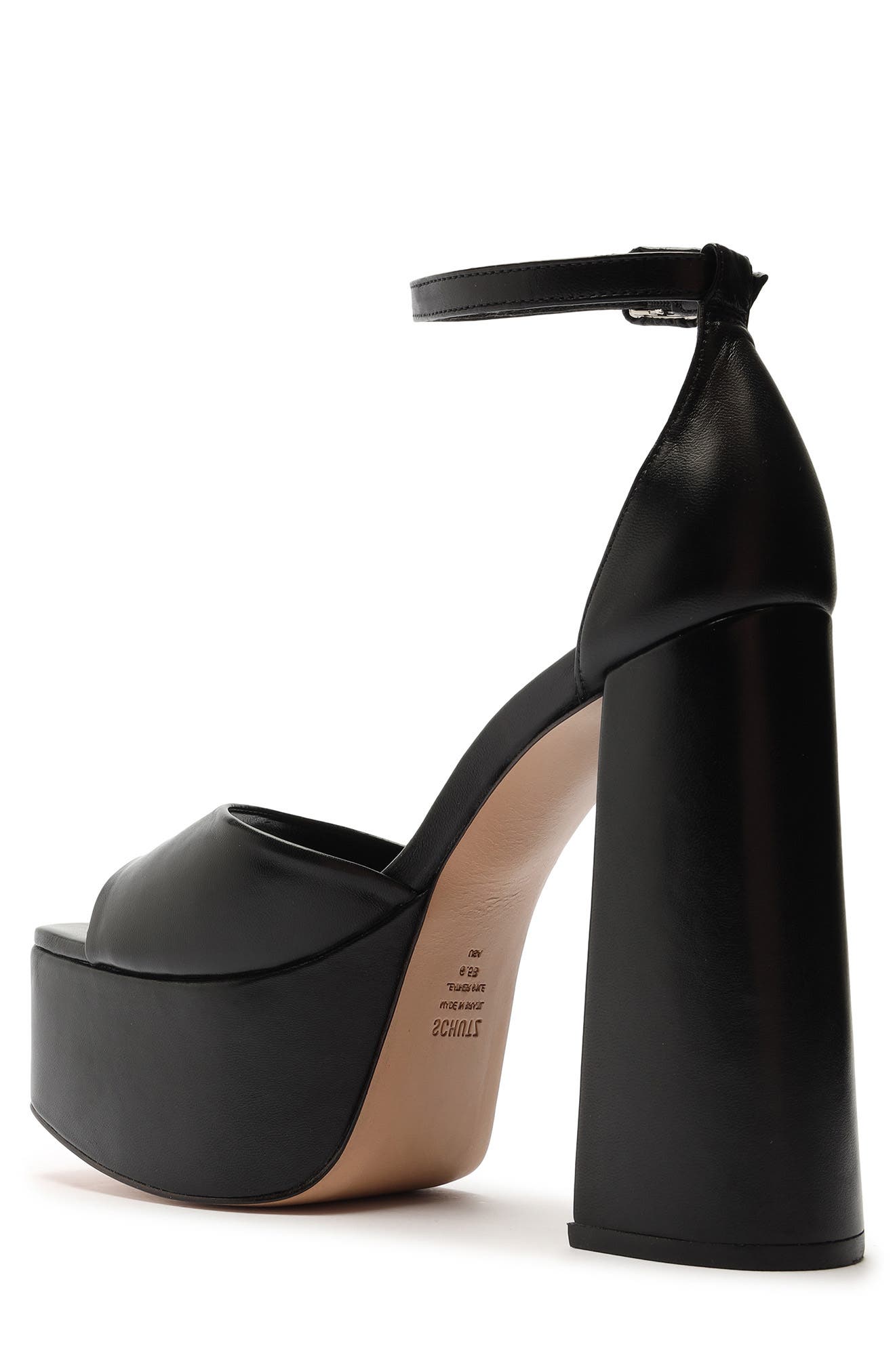 Schutz Lenne Ankle Strap Platform Sandal, Alternate, color, 