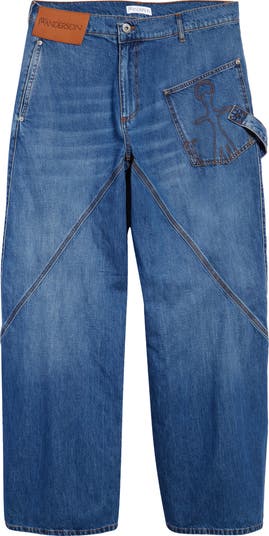 TWISTED WORKWEAR DENIM JEANS in blue | JW Anderson US