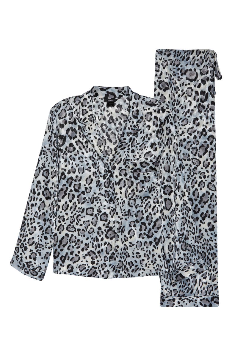 Natori Cheetah Print Pajamas, Alternate, color,