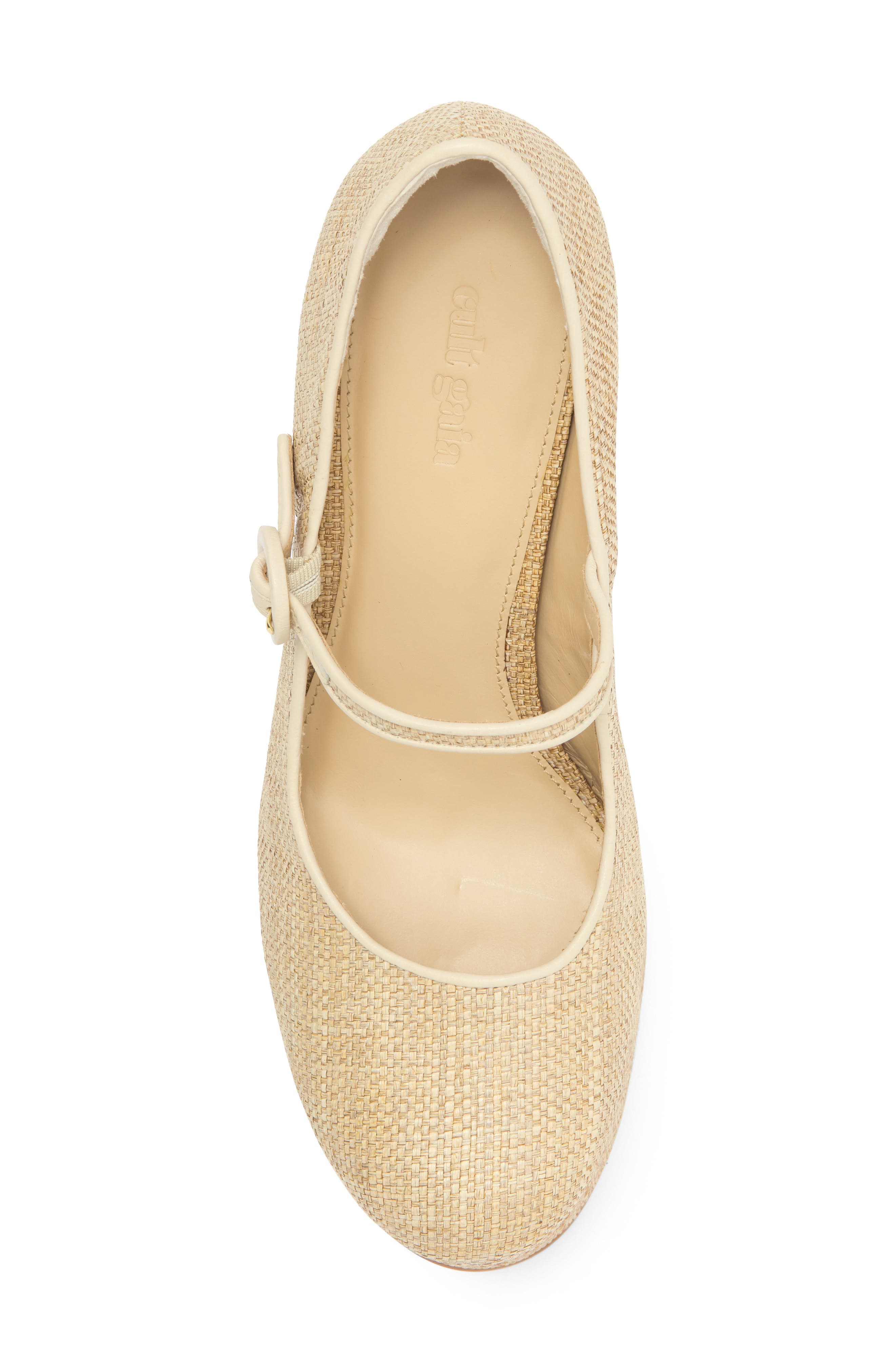 Cult Gaia Angelou Platform Pump, Alternate, color, Natural