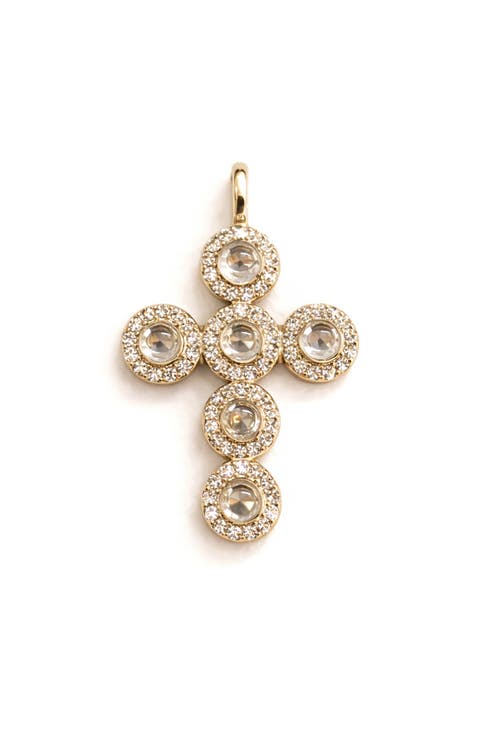 Moissanite Cross Pendant