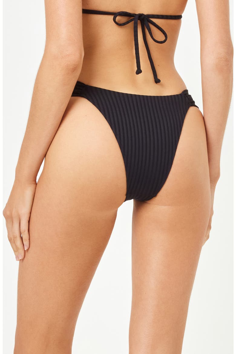 Dolce Bitsy Bikini Bottoms, Alternate, color, BLACK