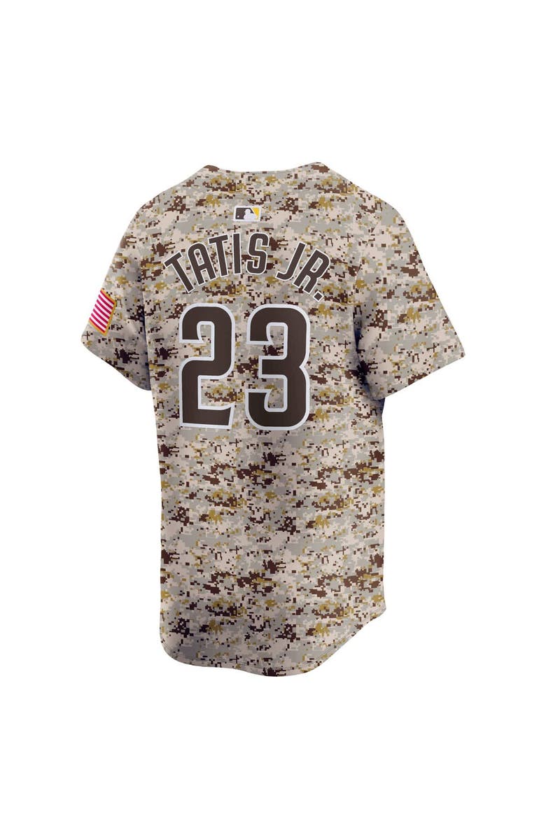 Nike Men's Nike Fernando Tatis Jr. Tan San Diego Padres 2nd Alternate Limited Player Jersey, Alternate, color, 