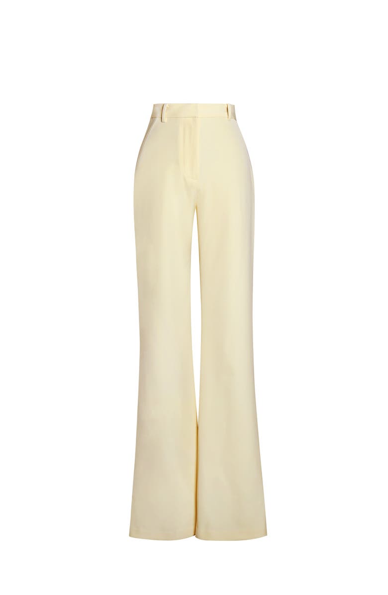 Miss Circle Quinnie Slim Straigh Leg Suit Pants, Alternate, color, Butter Yellow