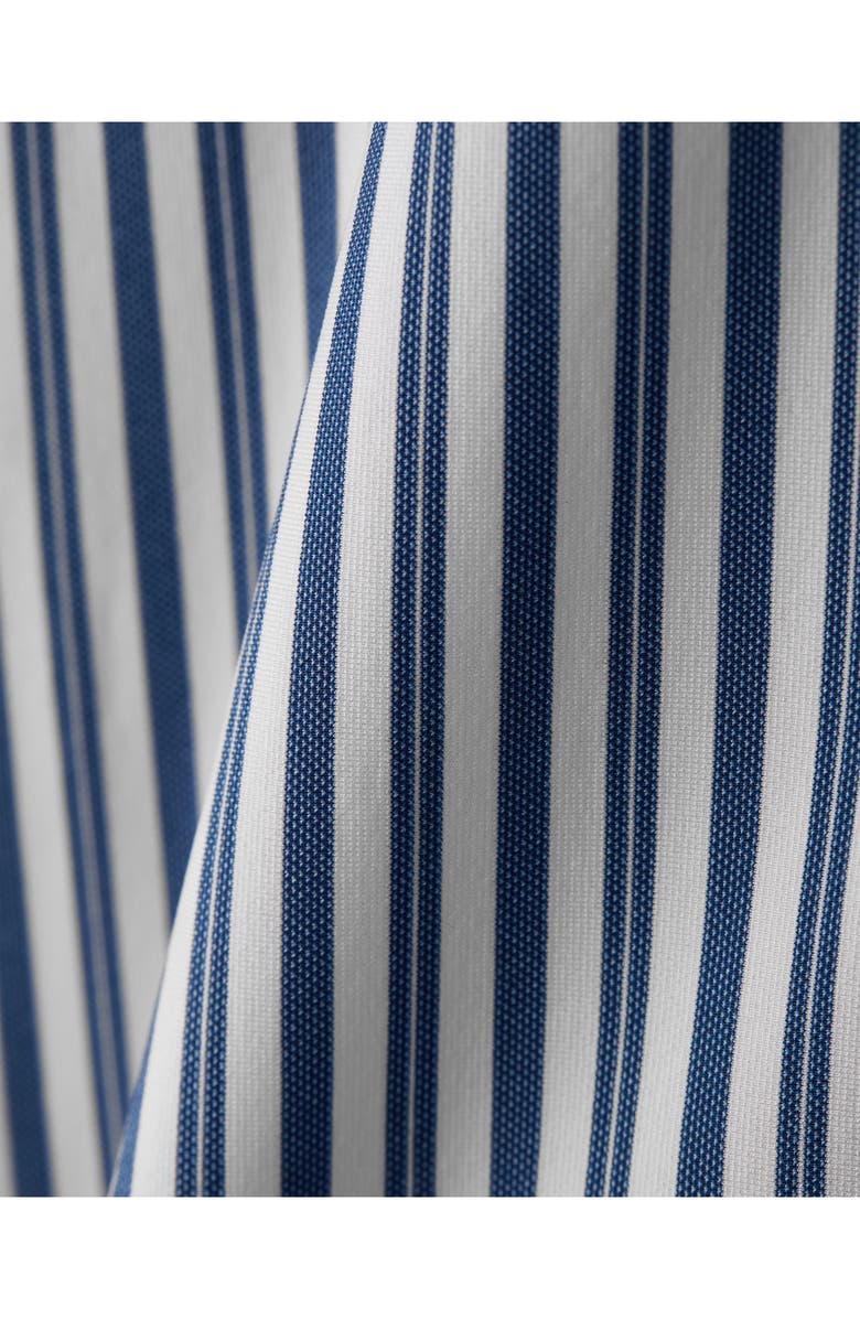 Rhone Commuter Slim Fit Stripe Performance Button-Up Shirt, Alternate, color, Navy/ White Vintage Stripe