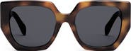 CELINE Triomphe 55mm Butterfly Sunglasses