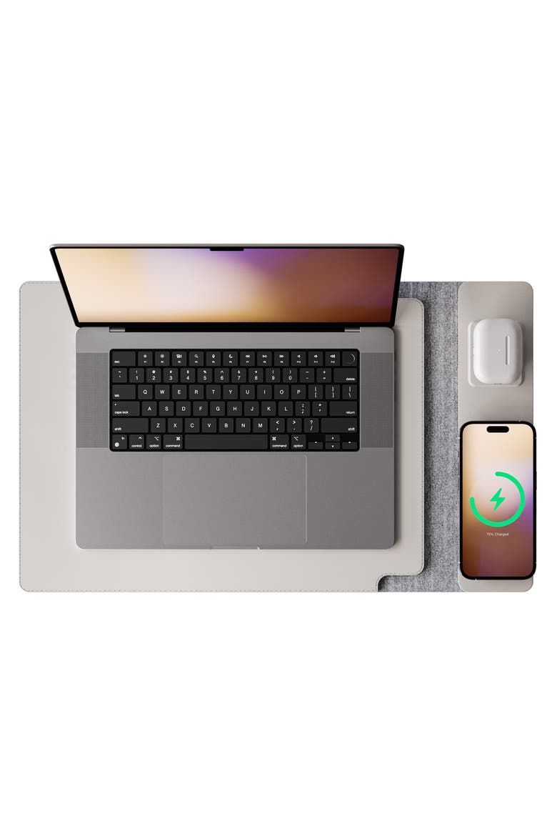 Nexa 15-Inch Wireless Charger Laptop Sleeve, Alternate, color, DOVE GREY