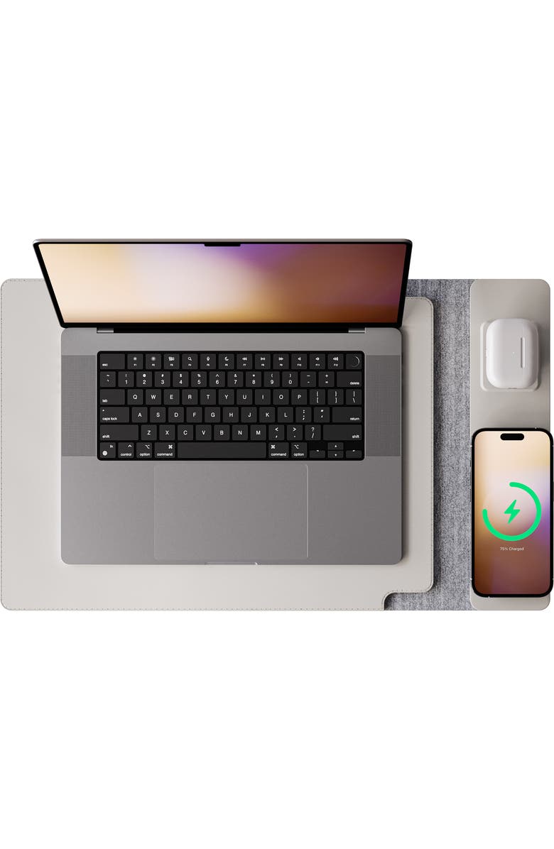 JOURNEY Nexa 15-Inch Wireless Charger Laptop Sleeve, Alternate, color, Dove Grey